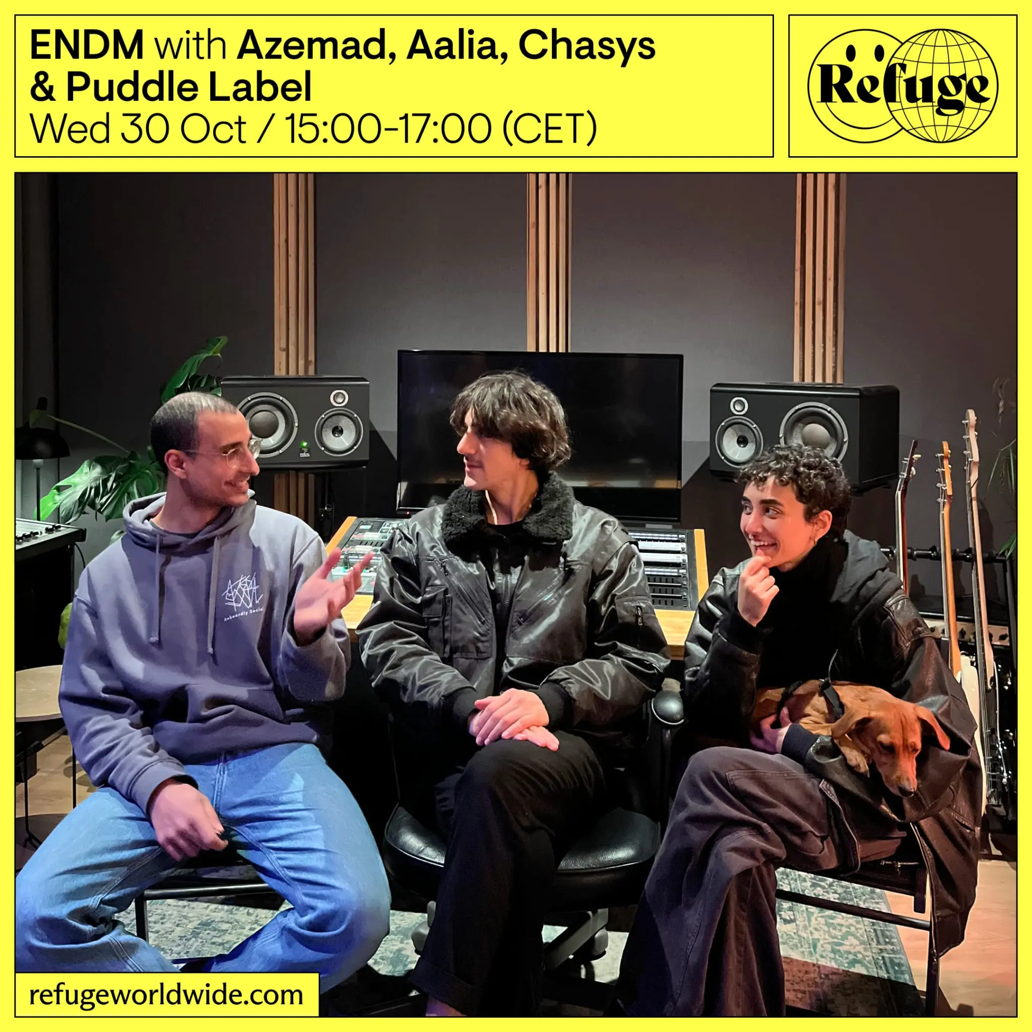 ENDM with Azemad, Aalia, Chasys & Puddle Label